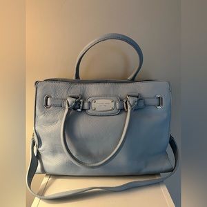 Baby Blue Leather Michael Kors Tote